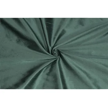 Hedvábný dupion hladký, šanžánový šedozelený, sartor.cz