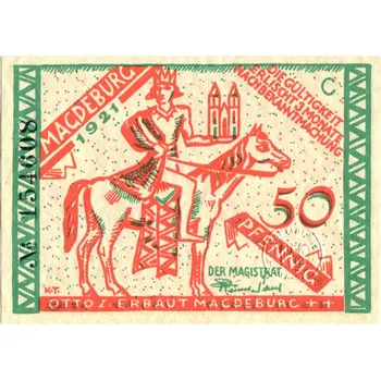 MAGDEBURG. 50 Pfennig 1921.