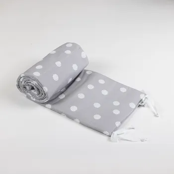 Příslušenství pro dětskou postel a kolébku Tulimese Mantinel do postýlky šedá klubíčka UMÍSTĚNÍ MANTINELU: MANTINEL ZAKRÝVAJÍCÍ PROSTOR KOLEM HLAVIČKY MIMINKA, VOLBA ROZMĚRU POSTÝLKY: MANTINEL PRO ATYPICKOU POSTÝLKU