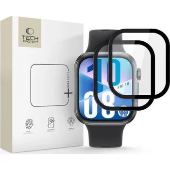 Tech-Protect | Tech-Protect Glass Flex 2x ochranné sklo na Huawei Watch Fit 3 / 4, černé