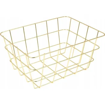 Obraz Univerzální kovový koš zlatý