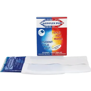 Chladicí sáček MEDIFLEX-gelový studený a teplý obklad 11x26 cm s obalem (5+1 zdarma)