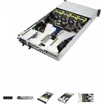 Server ASUS 2U RS521A-E12-RS24U 1 xSP5 (LGA 6096) 24xDDR5/24NVMe/RH/OCP/GPU 1GB LAN 2KW