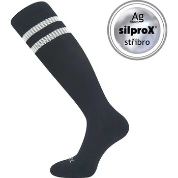 Dámské ponožky VOXX Podkolenky dámské sportovní RETRANA s ionty stříbra ČERNÉ s bílou 39-42 118896