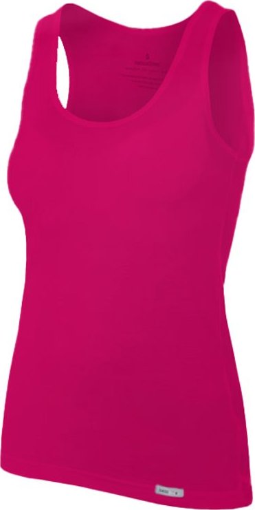 Dámské fitness tílko nanosilver - XL - jasně růžová