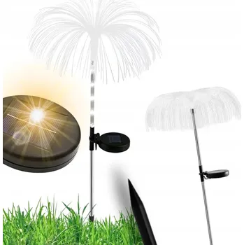 Venkovní osvětlení Solární Zahradní Lampa Zapichovací MEDÚZA RGB LED 80CM SADA 2 KUSY
