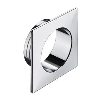 Příslušenství ke karavanu Hranatá plastová rozeta pro tloušťku stěny 19 mm pro tlačítko push-lock Häfele barva leštěný chrom