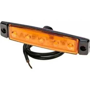 Příslušenství osvětlení automobilu LED obrysové světlo boční Proplast PRO-FLAT oranžové