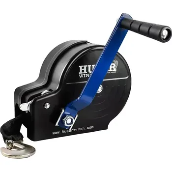 lanový naviják Naviják ruční s plochým popruhem a plastovým krytem 540 kg