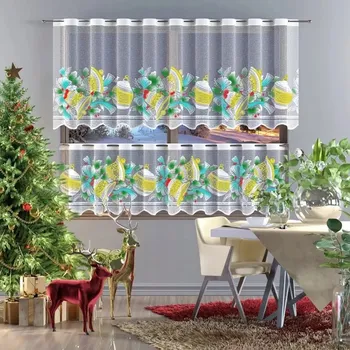 Obraz WISAN Záclona na metry žakárová, výška 60 cm