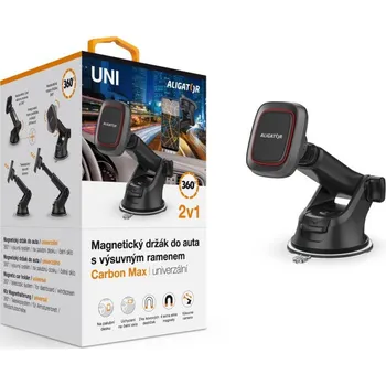 AL.držák tel.s přísavkou magnet.Carbon HA17