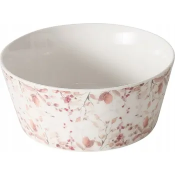 PORCELÁNOVÁ MISKA NA SNÍDANI S KVĚTINOVÝM VZOREM BERNADA 500 ML 6,4X14,8 CM