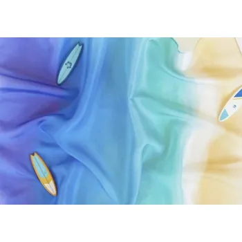 maňásek Sarah´s Silks Dřevěný serf 3x a hedvábný šátek moře - PSITM 07/24