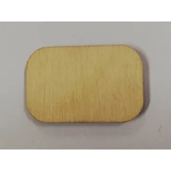 Překližka Dřevěný výřez obdélník zaoblený č.1
