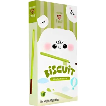 Čokoláda Tokimeki Biscuit Stick Matcha 40g