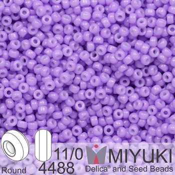 Korálek Korálky Miyuki Round 11/0. Barva 4488 Duracoat Dyed Opaque Columbine. Balení 5g.