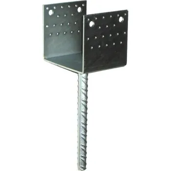 Kotevní patka do betonu U 120x120x120mm, M20, zinek (81P3) - Valenta ZT