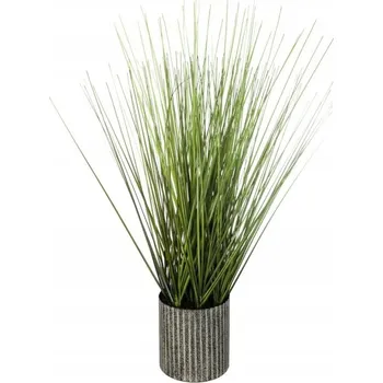 umělá květina TRÁVA V KVĚTINÁČI UMĚLÁ DEKORATIVNÍ ROSTLINA 45 cm