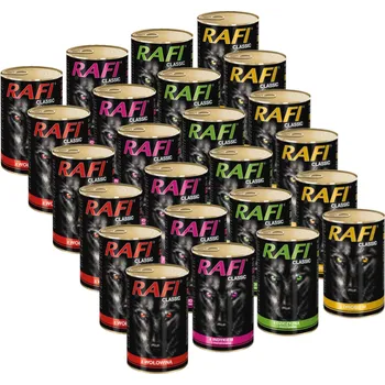 Krmivo pro psa Rafi Classic Smíšené příchutě v omáčce 24x1240g