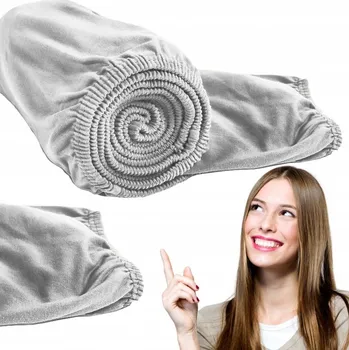 Prostěradlo PROSTĚRADLO S GUMOU JERSEY BAVLNA 200X220 + 25CM SVĚTLE ŠEDÉ