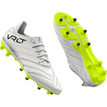 Kopačky KIPSTA Fotbalové kožené kopačky Viralto II Matador FG pro dospělé 42 BÍLÁ|ZELENÁ|ŽLUTÁ