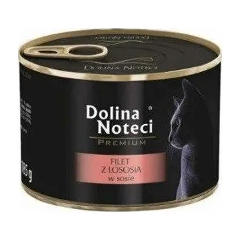 Krmivo pro kočku DOLINA NOTECI Premium pro kočky filet z lososa v omáčce 185g