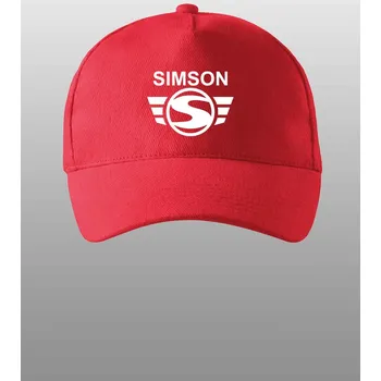 Kšiltovka Kšiltovka Simson Barva: Červená