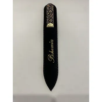 Bohemia Crystal Pilníček na nehty 110 mm čirý podklad zdobený křišťály Swarovski Elements® Ornament