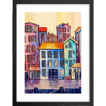 Obraz Obraz plakát v černém rámu do obýváku 30x40 cm, foto plakáty na zeď