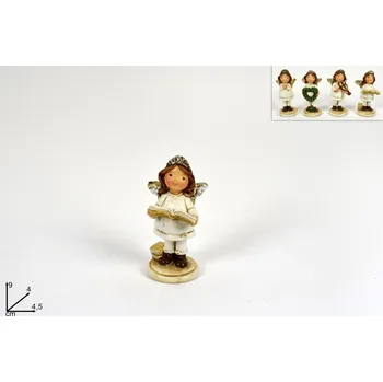 Vánoční dekorace PROHOME - Anděl 9cm různé druhy