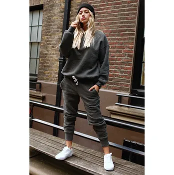 Dámské kalhoty Kalhoty MUUV Soft Touch spodnie.dresowe.SOFT.TO šedá 90Y, vel. L