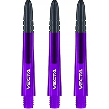 Příslušenství pro šipky Násadky (Shafty) Winmau Vecta fialové, střední, 3 ks