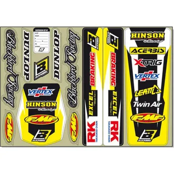 Samolepicí dekorace na vozidlo Arch samolepek - polepů BLACKBIRD ŽLUTÉ SUZUKI - Sponsor standard kit (Nálepky, polepy)