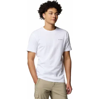 Pánské tričko Columbia North Cascades™ Short Sleeve Tee M 1834041120 - white pasteled framed XXL