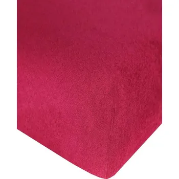 Prostěradlo Prostěradlo 4sleep froté s gumičkou 180/200 bordó