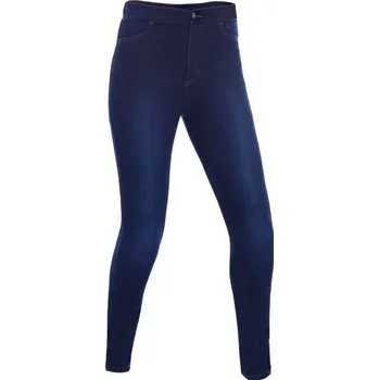 Moto kalhoty OXFORD kalhoty jeans SUPER JEGGINGS TW190 Short dámské indigo - 16