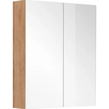 Zrcadlo EBS Zrcadlová Skříňka DUOMO 60x70x14 cm, Dub Riviera 6477724