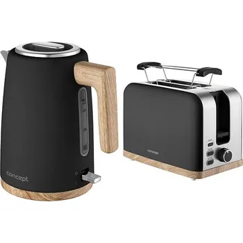 Rychlovarná konvice Concept ELWOOD RK3316 + Topinkovač Concept ELWOOD TE2016 + DOPRAVA ZDARMA