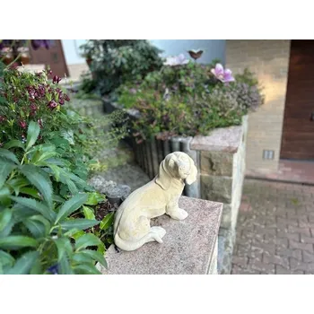 Zahradní dekorace ZahradniDekorace zahradní sošky zvířat - Jezevčík, výška 28 cm, 6,7 kg