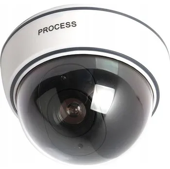 IP kamera ATRAPA KAMERY FALEŠNÁ KAMERA KOPULOVÁ LED VELKÁ KOPULE BÍLÁ LED IR MONITORING