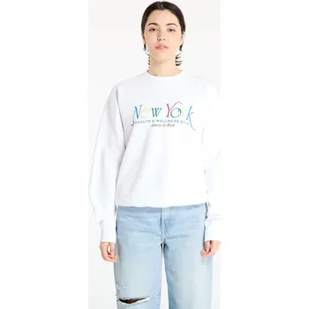 Dámská mikina Mikina Sporty & Rich NY 94 Crewneck White/ Ruby/ Alpine/ Paris Blue S