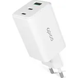 Nabíječka EPICO UltraBoost EA65 65W GaN síťový adaptér bílý