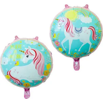 Balónek Fóliový balónek Jednorožec 45 cm