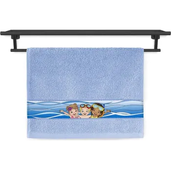 Dětský ručník RUJANA 30x50 Hurá do vody světle modrá 400g