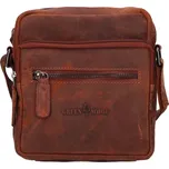 Pánská kožená taška přes rameno Greenwood Otakar - hnědá