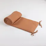 Tulimese Mantinel do postýlky jednobarevný skořicový UMÍSTĚNÍ MANTINELU: MANTINEL ZAKRÝVAJÍCÍ ČELA A JEDNU DLOUHOU STRANU POSTÝLKY, VOLBA ROZMĚRU POSTÝLKY: MANTINEL PRO POSTÝLKU 120 X 60 CM