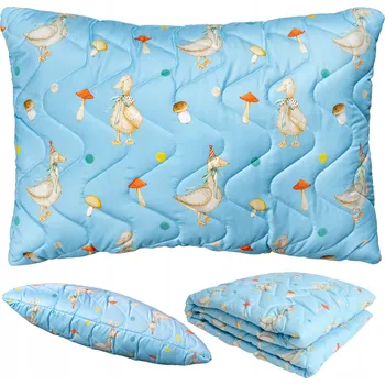 Polštář SADA 140x200 + 40x60 KOŁDRA+POLŠTÁŘ LETNÍ PRO DĚTI PROŠÍVANÁ - POLSKÝ