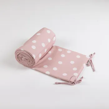 Tulimese Mantinel do postýlky růžová klubíčka UMÍSTĚNÍ MANTINELU: MANTINEL ZAKRÝVAJÍCÍ PROSTOR KOLEM HLAVIČKY MIMINKA, VOLBA ROZMĚRU POSTÝLKY: MANTINEL PRO ATYPICKOU POSTÝLKU