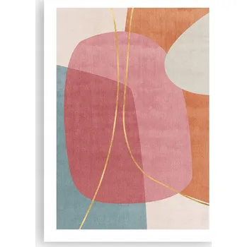 Obraz Plakát bez rámu do obýváku ložnice 50x70 abstrakce moderní módní obraz