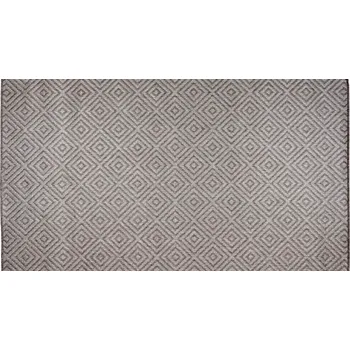 Koberec Venkovní vzorovaný koberec - běhoun EXPRESS ROMBI šedá 60x100 cm Multidecor